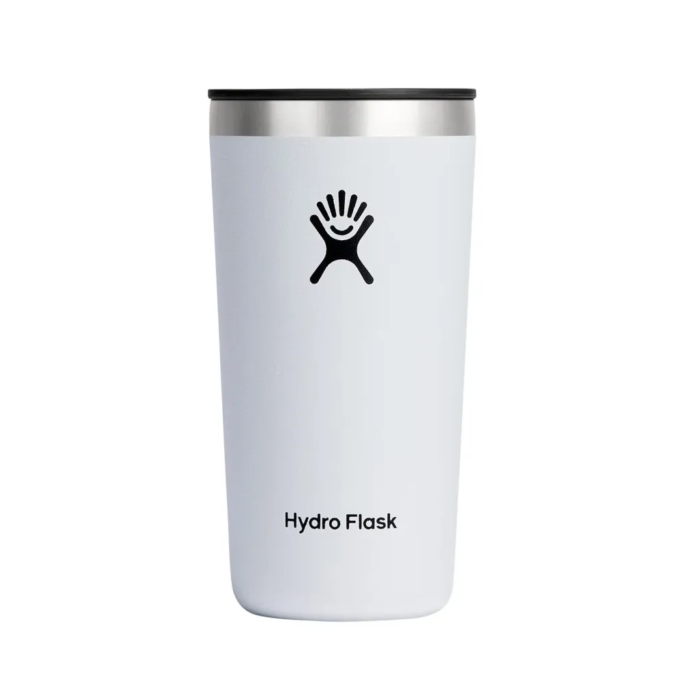 Hydro Flask All Around Tumbler Press- Lid 12oz, White