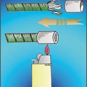 Krympeflex 4 cm Ø10-19 mm, 6 stk.