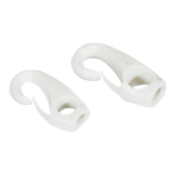Nuova Rade, Nylonkrok hvit 10mm 2stk, 2stk