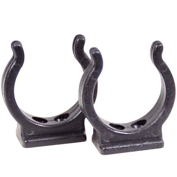 Nylonklemme 25mm, 2 stk, Sort, Nylon