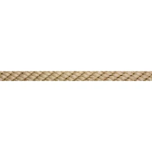Talamex Liros, Gripotex Hamp 3-strenget fortøjningsline, naturfarve – Størrelse: 6mm, 200 Meter