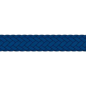 Talamex Liros, Tiptolest Porto Navy, 20-flettet fortøjnings- og ankerline, 15% stræk, hvid/sort markering – Størrelse: 18m...