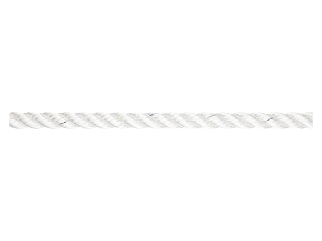 Talamex, Tiptolest Hvid, 3-strenget Polyester, Synkende, 15% Stræk – Størrelse: 18mm