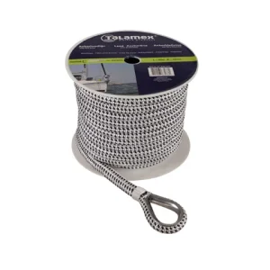 Talamex, Ankerline med bly, Flettet Polyester, 10mm x 20m – Størrelse: 10mm / Variant: 20 M