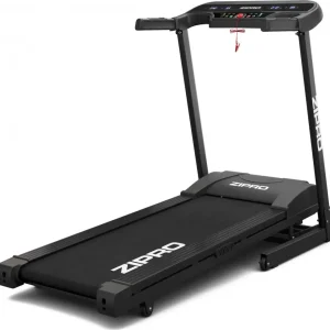 Tredemølle elektrisk 12km/t, 15 nivåer stigning, 120x42cm løpebånd – Zipro Pulse