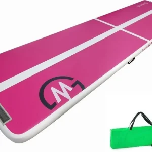 Airtrack 400x100x10cm rosa gymnastikk og trening – Master 400