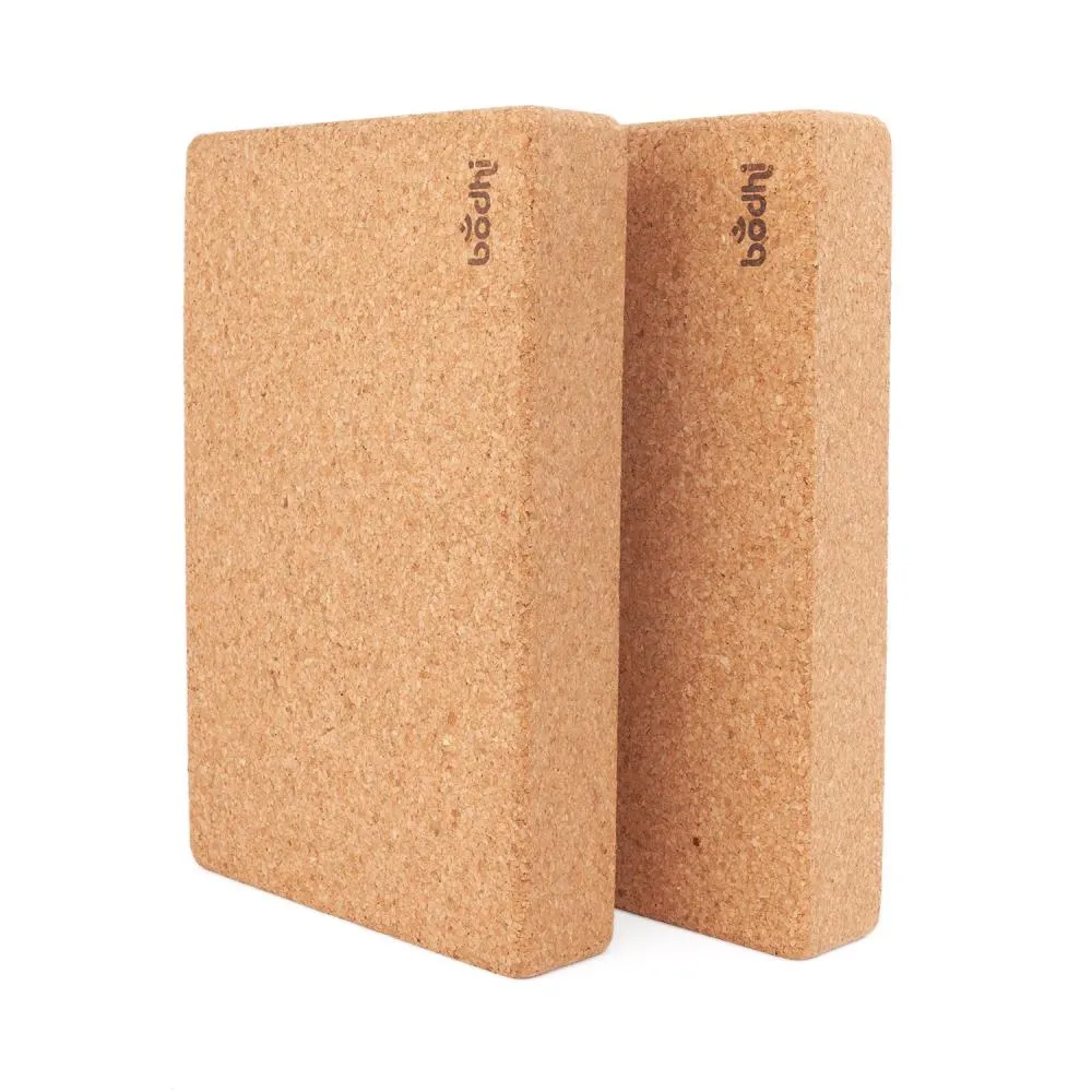 Cork yoga blokk – Bodhi Flat skulderstøtte (30,5 x 20,5 x 5 cm)