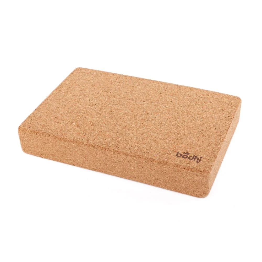 Cork yoga blokk – Bodhi Flat skulderstøtte (30,5 x 20,5 x 5 cm)