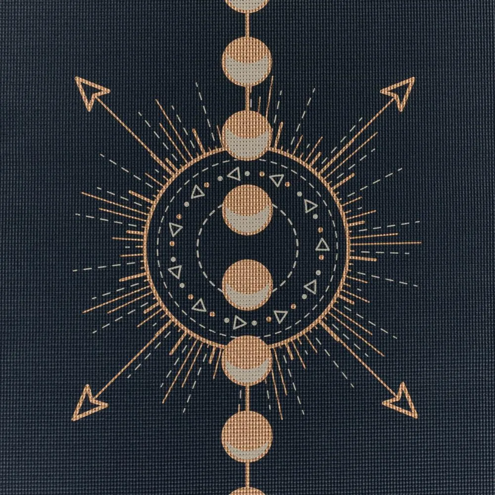 Design yogamatte LUNALIGN – Leela-kolleksjonen (4,5 mm, 183 x 60 cm)