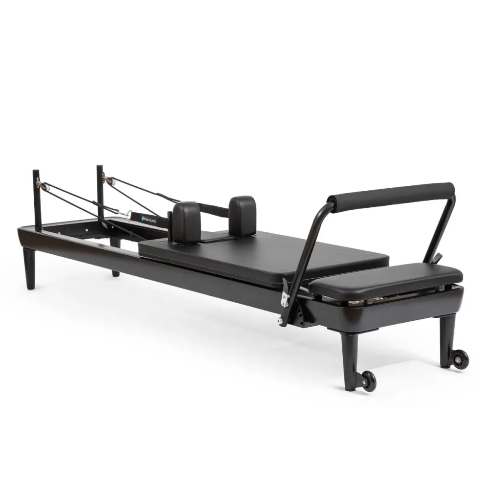 Nubium Black Edition Aluminum Reformer fra Elina Pilates – høy kvalitet hjemmebruk og profesjonelle