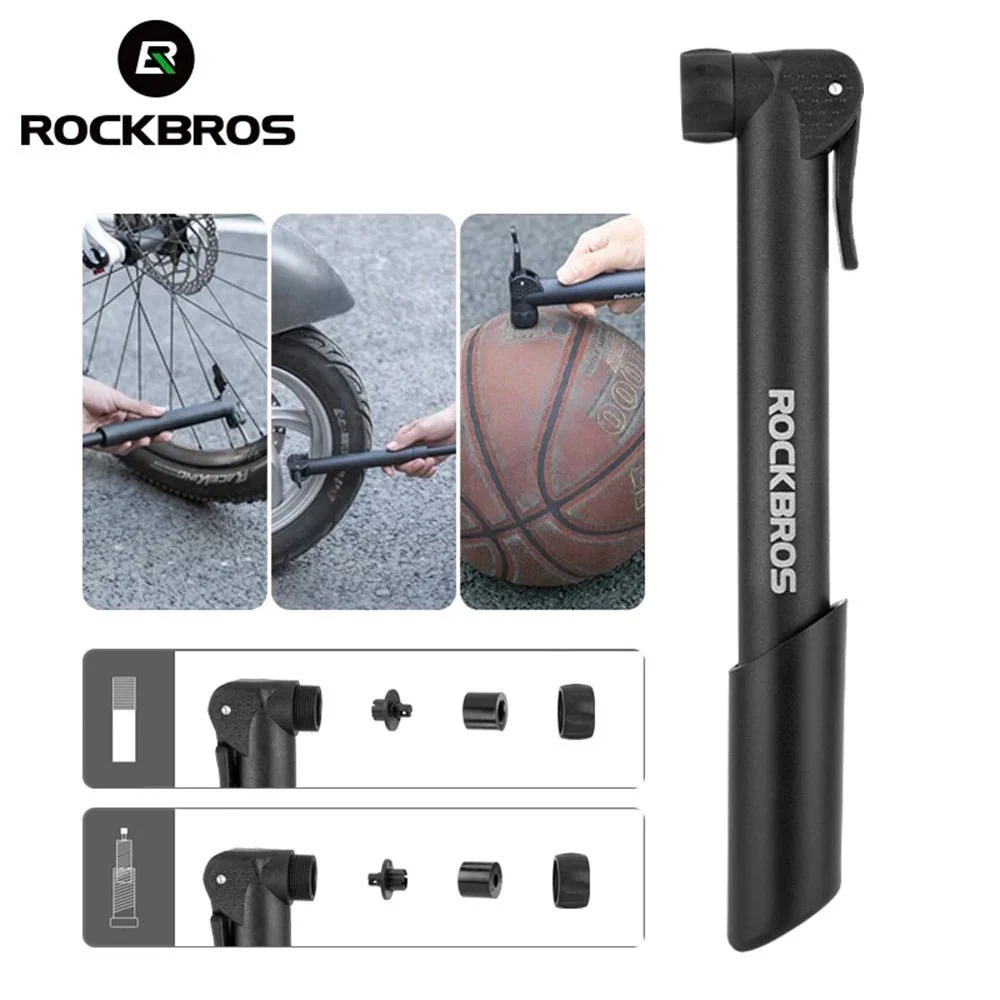 Rockbros sykkelpumpe - svart