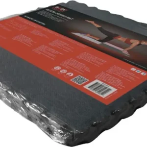 Treningsmatte Puzzle 60x60cm, 4 Deler, 12mm, Svart – Body Sculpture 8340B
