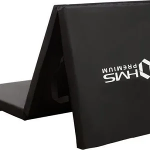 Treningsmatte Sammenleggbar 3-delt 180x60x5cm Svart HMS MGS02