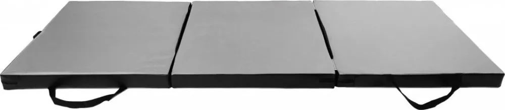 Treningsmatte Sammenleggbar 3-delt 180x60x6cm Grå Myk UnderFit UF9569