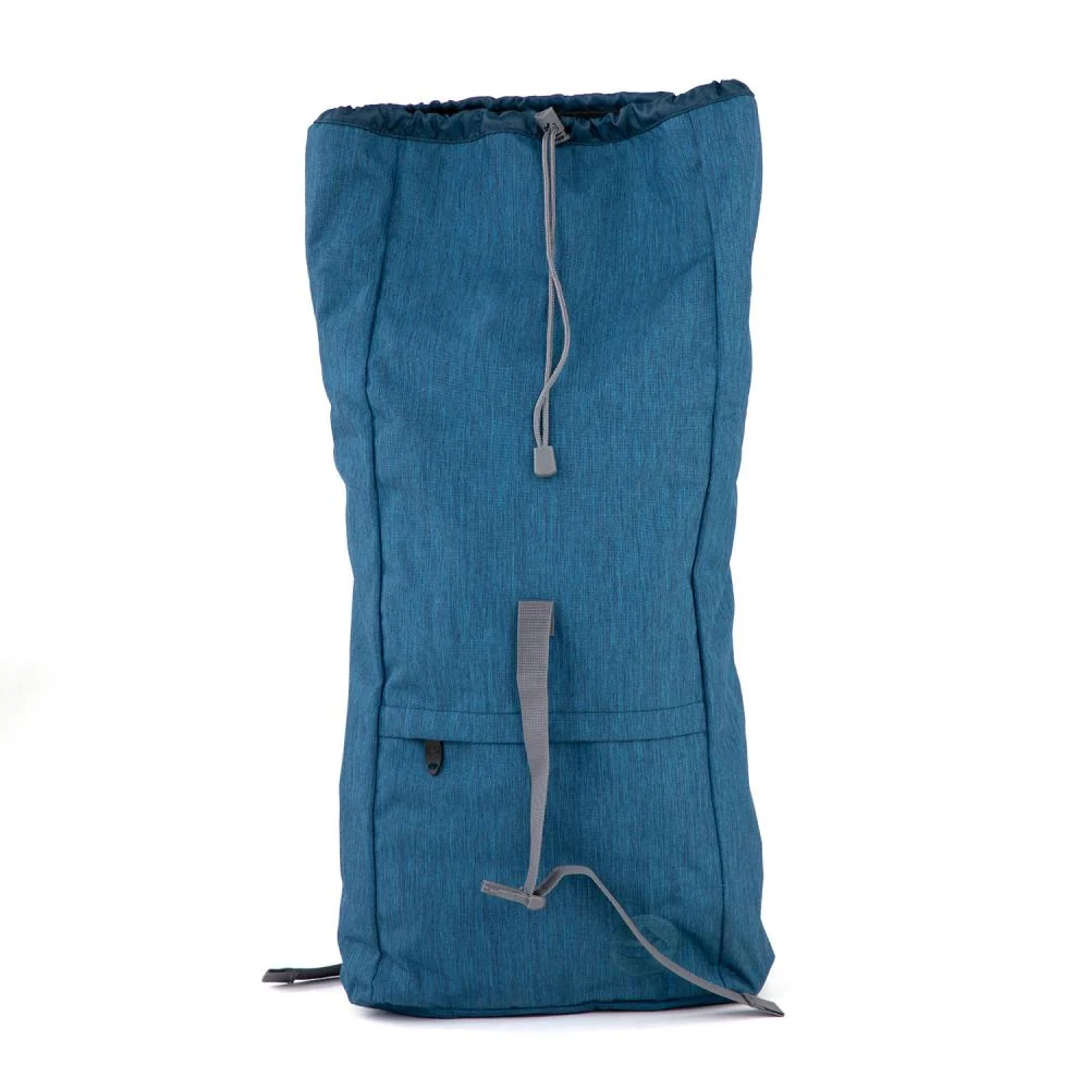Urban Yogi rolltop ryggsekk - Praktisk yogabag i blått med plass til yogamatte og 14" laptop