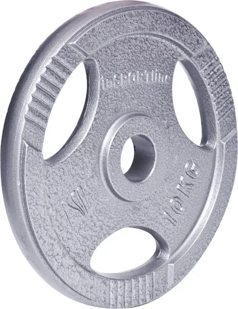 Vektskive 10kg 30mm Stål Med Grep InSPORTline Hamerton 12711