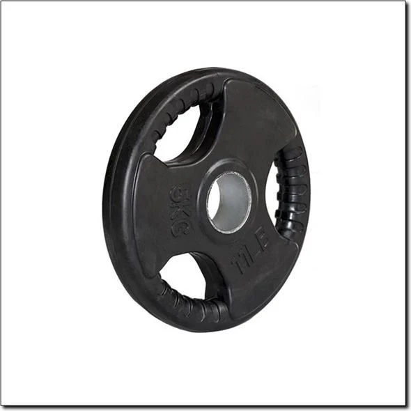 Vektskive 10kg olympisk gummiert 51mm hull, støpejern – HMS 17-6-206