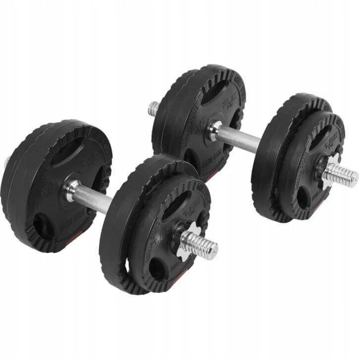 Vektskive 10kg vinyl, 30mm hull – til styrketrening – Gorilla Sports