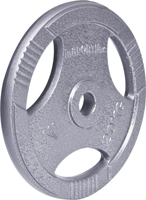 Vektskive 20kg stål 30mm med grep, til stang inSPORTline Hamerton 12713
