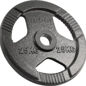 Vektskive 25kg olympisk 51mm med håndtak, støpejern – Rebel Active