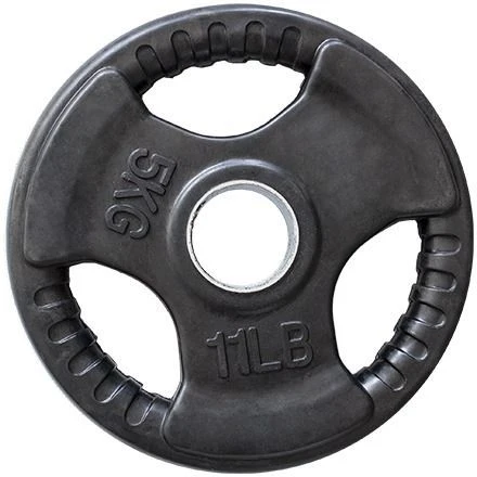 Vektskive 5kg Olympisk Gummiert 51mm Støydempet – HMS 17-6-205