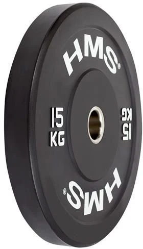 Vektskive Bumper 15kg Olympisk 51mm Gummiert – HMS 17-61-017