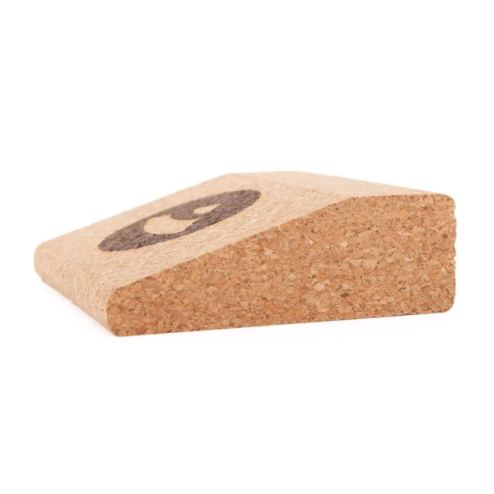 Yoga Cork Wedge liten - (10 x 9 x 3 cm)