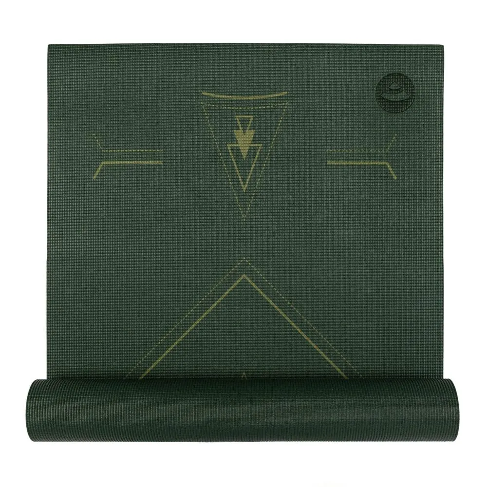 Yogamatte LEELA kolleksjon, Yantralign (4,5 mm, 183 x 60 cm)