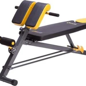 Treningsbenk 3-i-1 Romersk/flat, Justerbar 98,5x32,5cm HMS LSR8311