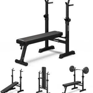 Treningsbenk Flat Sammenleggbar 230kg 61x43x132cm Zipro Core