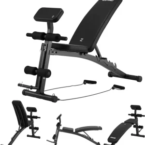 Treningsbenk Med Benpress Polstring Zipro Volume