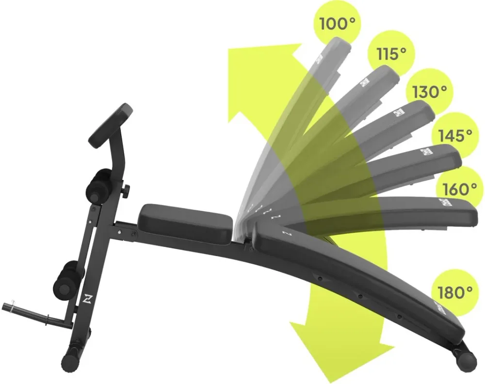Treningsbenk Med Benpress Polstring Zipro Volume
