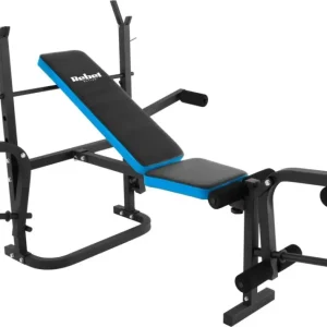 Treningsbenk Regulerbar Multifunksjon Med Stativ 100kg Rebel Active RBA-2007