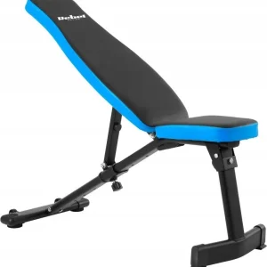 Treningsbenk skrå 42cm sittehøyde, justerbar hjemmetrening Rebel Active
