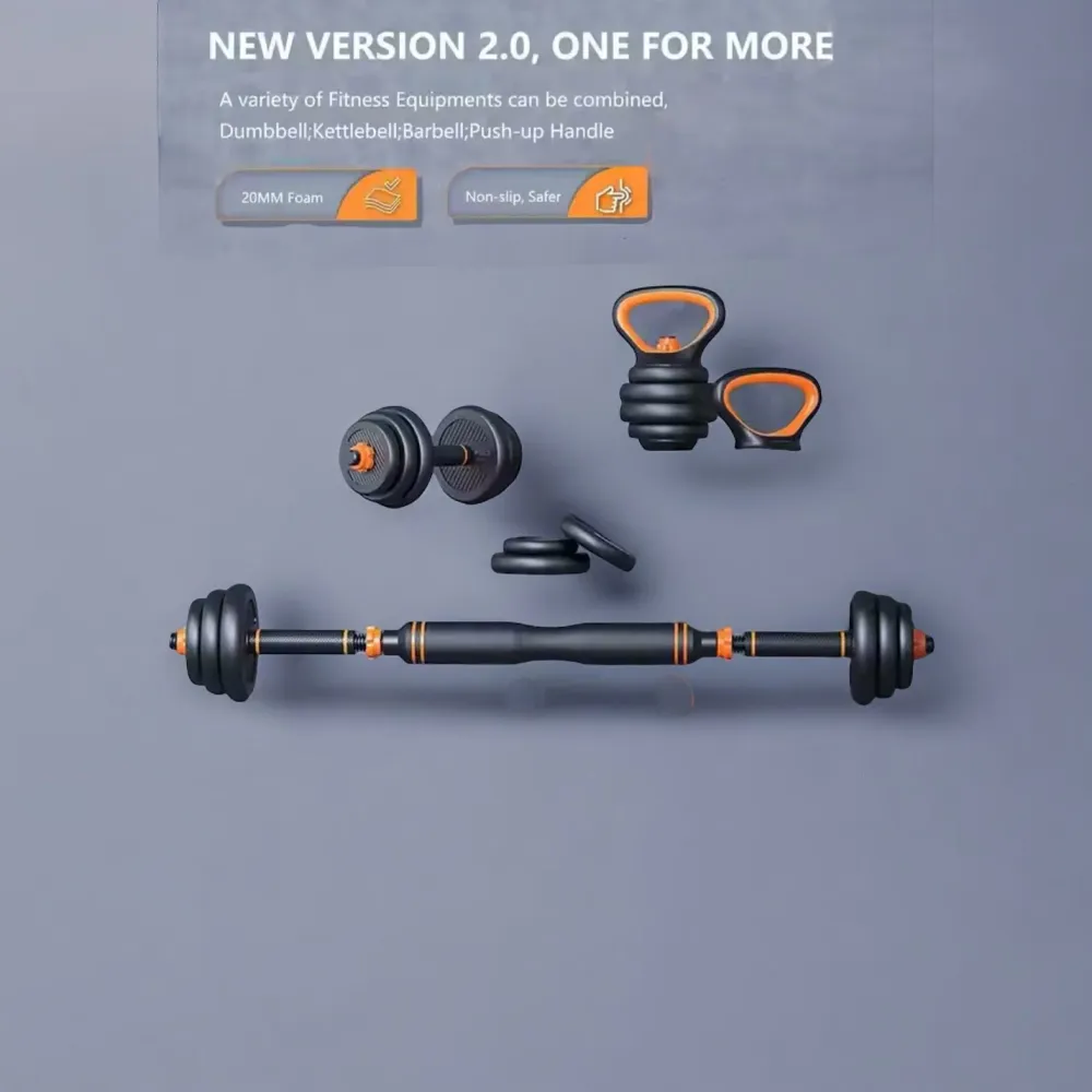 Manual- og kettlebell-sett total kroppstrening 40 kg
