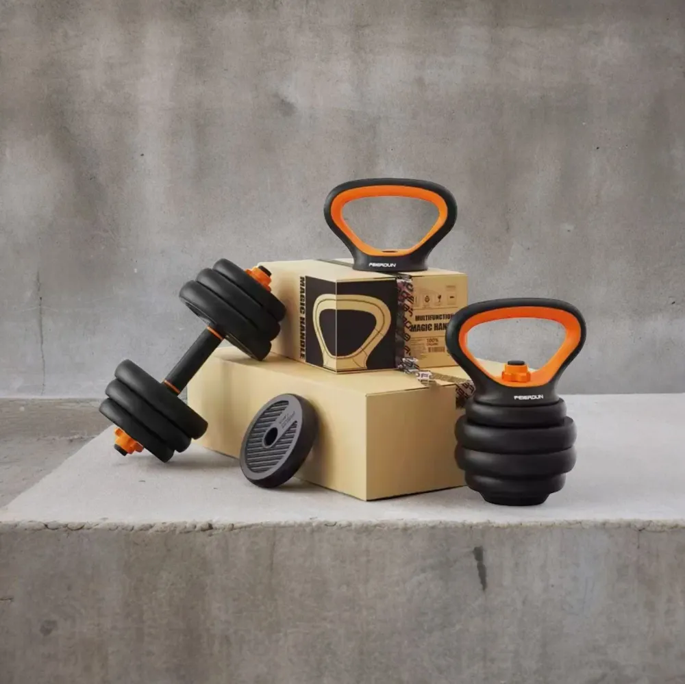 Manual- og kettlebell-sett total kroppstrening 40 kg