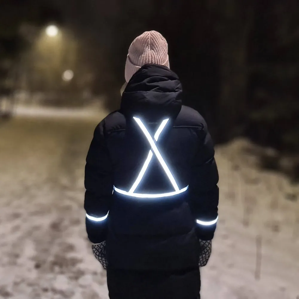 Refleksvest 3-pack med 6 armbånd