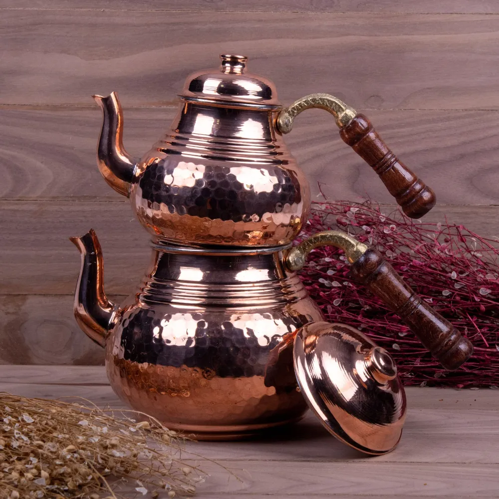 Hamret kobber tyrkisk tekanne