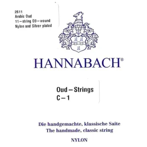Hannabach oud-strenger arabisk Aoud nylon - 11-strengers (2511)