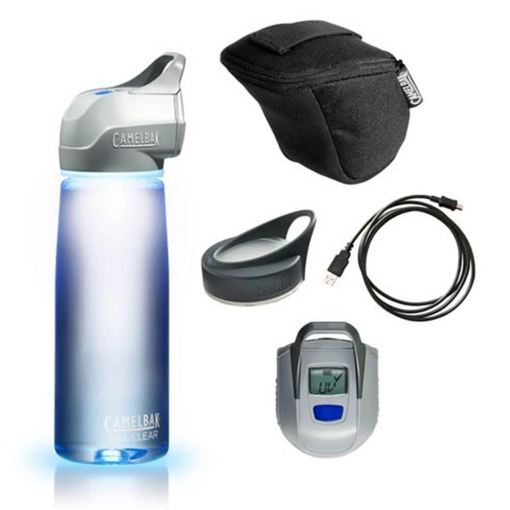 All Clear Water Bottle UV -renser (ren blå)