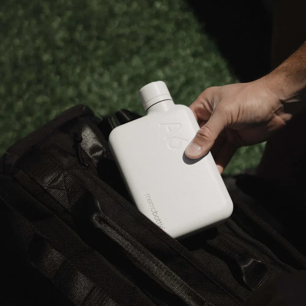 Memobottle™ A6 Stainless Steel 500ml, White