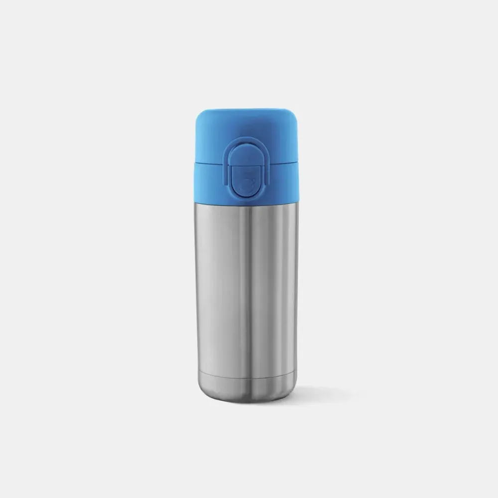 PlaneBox Stainless Steel 12oz Pour Spout Water Bottle, Ocean