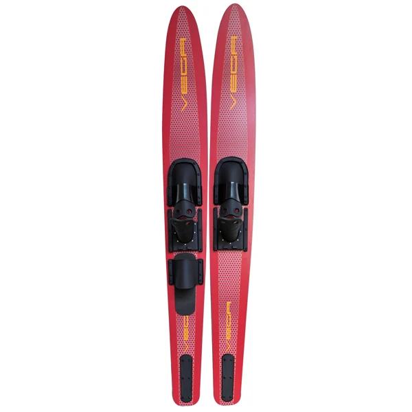 Vannski Combo Vega, 170 cm, Rød/oransje, Justerbare bindinger 37-46