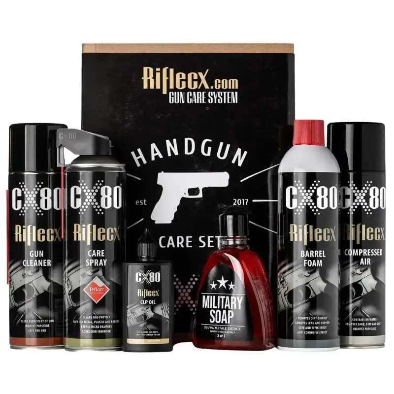 RifleCX Handgun Set – Komplett rengjøringssett håndvåpen