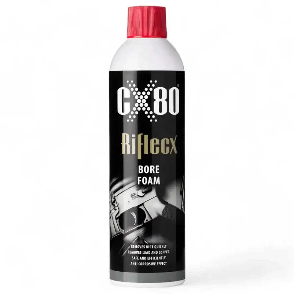 RifleCX Pussespray med Skum 500ml – Bore Foam løpsrengjøring