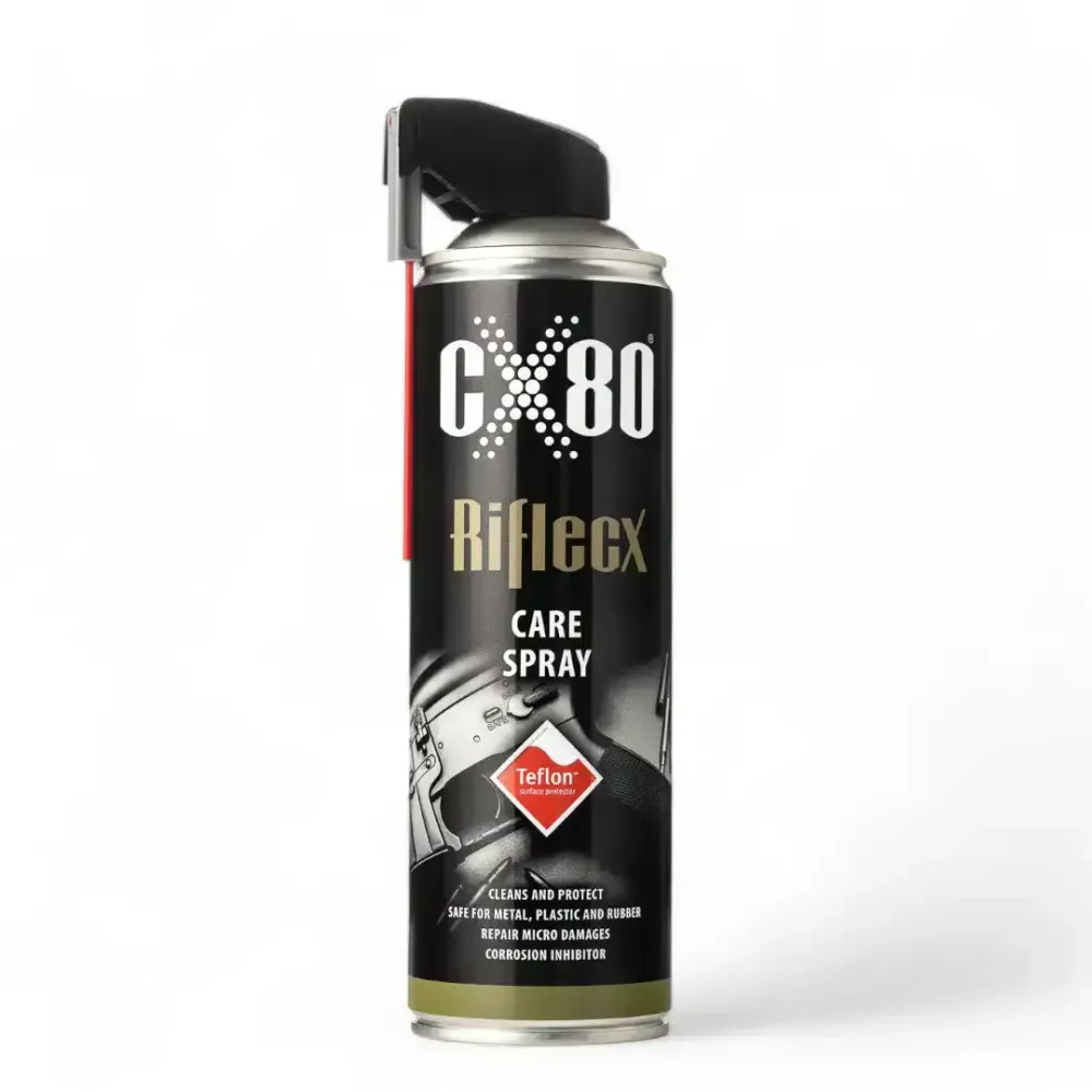 RifleCX Teflonspray 500ml – Tørrsmøring presisjonsdeler og våpen
