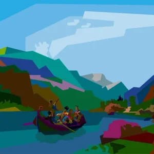 Brudeferden i Hardanger