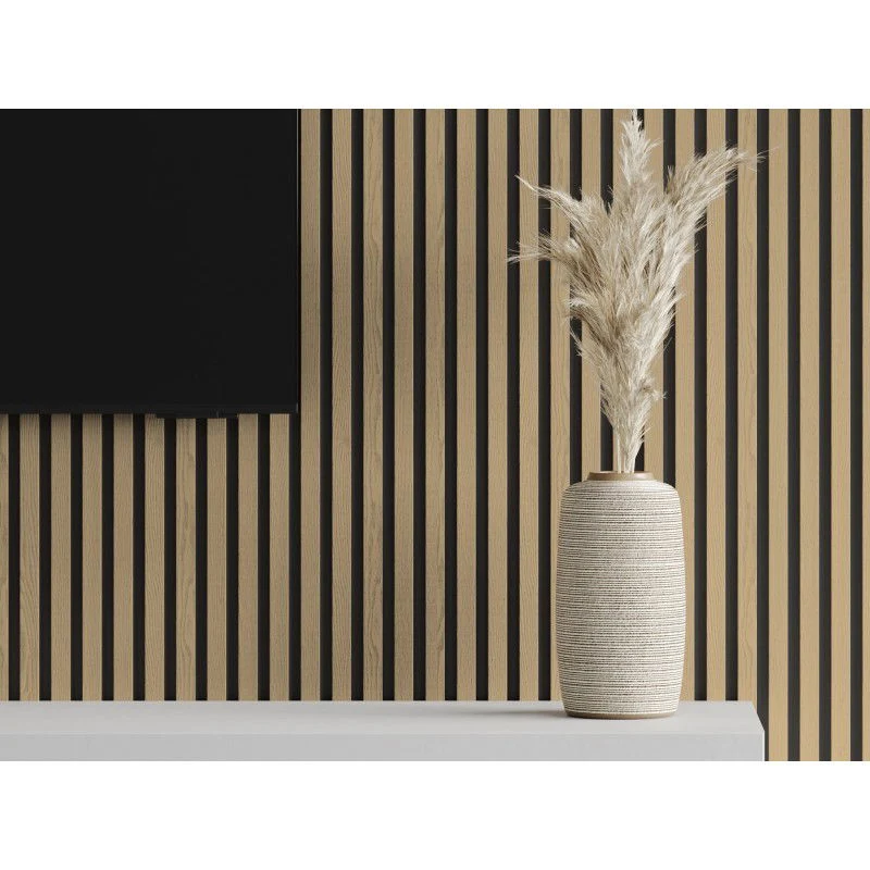 Veggplater 275 x 30 cm eik natur Akustisk Mexen Lam – S100-275307-3015-004