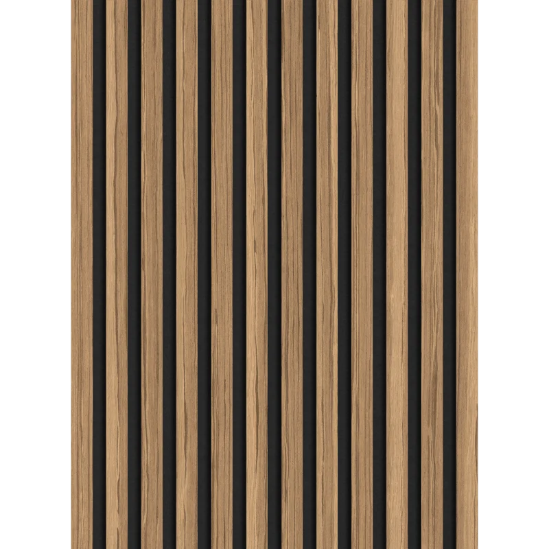 Veggplater 275 x 30 cm lys valnøtt Akustisk Mexen Lam – S105-275307-3015-017