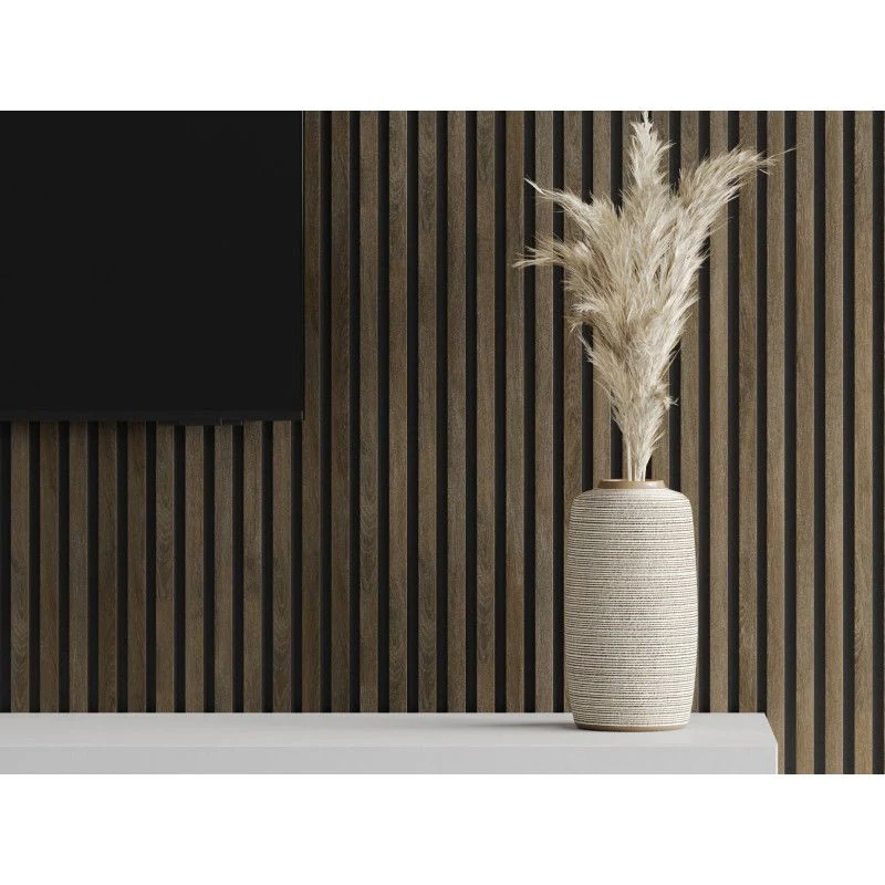 Veggplater 275x31,5 cm espresso eik Akustisk Mexen Lam – S105-275317-2812-065